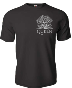 Тениска черна QUEEN