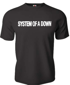Тениска черна SYSTEM OF A DOWN