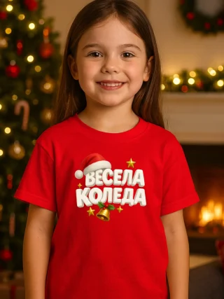 Коледна тениска Merry Christmas6.