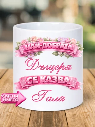 Чаша Най-добрата МАЙКА / ДЪЩЕРЯ / КОЛЕЖКА / БАБА.